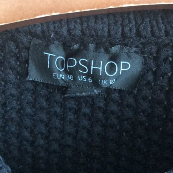 Black Knit Studded Sweater - Picture 2 of 4